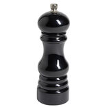 Moulin &agrave; poivre en plastique noir H17,5cm