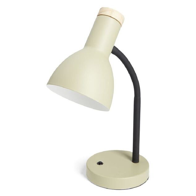 Lampe de bureau orientable m&eacute;tal vert &Oslash;14xH36cm