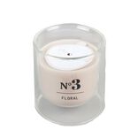 Bougie parfumée dans verre double paroi senteur floral 25H