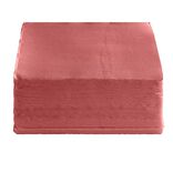 Serviette carr&eacute;e rouge 2 plis en papier x40