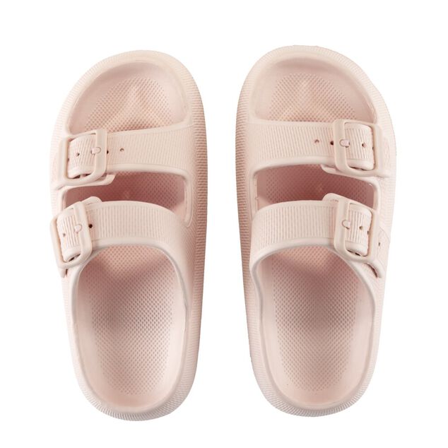 Sandales enfant 2 brides plastique rose 30/31