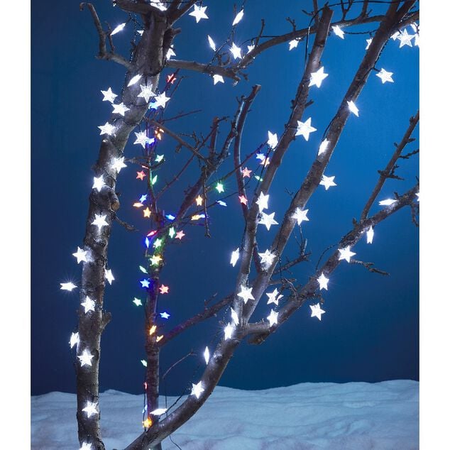 Guirlande &eacute;lectrique 100 Led &Eacute;toile Blanc 9,9 m