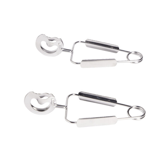 Pince &agrave; escargots en inox L16cm x2