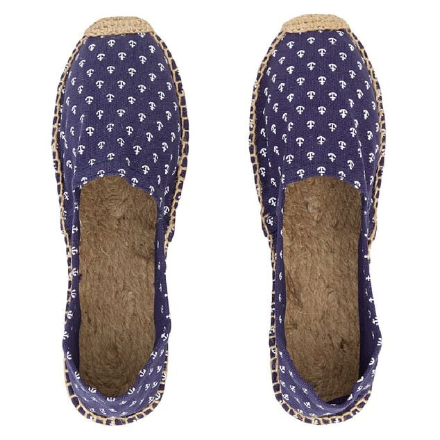 Espadrilles Femme imprim&eacute; ancre T36/40