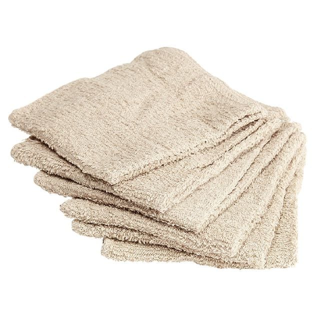 Lot de 4 serviettes pour invités en coton - 6 coloris