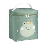 Sac isotherme enfant 5L polyester vert motif grenouille 23x12xH19cm