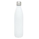 Bouteille isotherme blanc motif feuillage 750ml