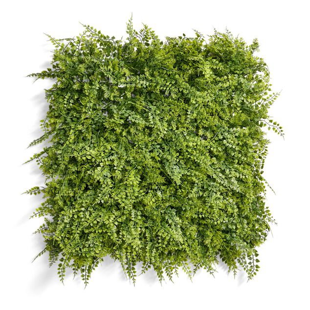 Carr&eacute; v&eacute;g&eacute;tal artificiel foug&egrave;re 50x50cm clipsable