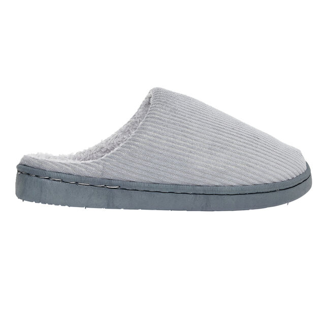 Pantoufles chaussons côtelés intérieur fourré semelle dure (3 modèles)