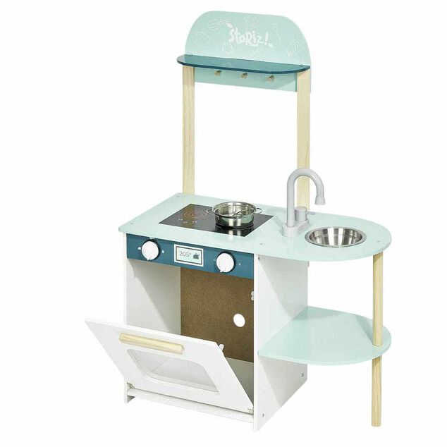 Cuisine en bois Storiz avec &eacute;vier et four pour enfant