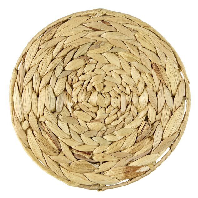 Dessous de plat rond en fibre naturelle &Oslash;25cm