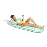 Fauteuil gonflable &agrave; rayures 180x65cm - 3 mod&egrave;les