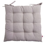 Coussin de chaise 40x40cm à nouettes gris