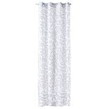 Voilage à oeillets imprimé géométrique 140x240cm