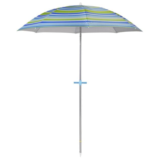 Parasol de plage ray&eacute; inclinable &Oslash;180xH195cm
