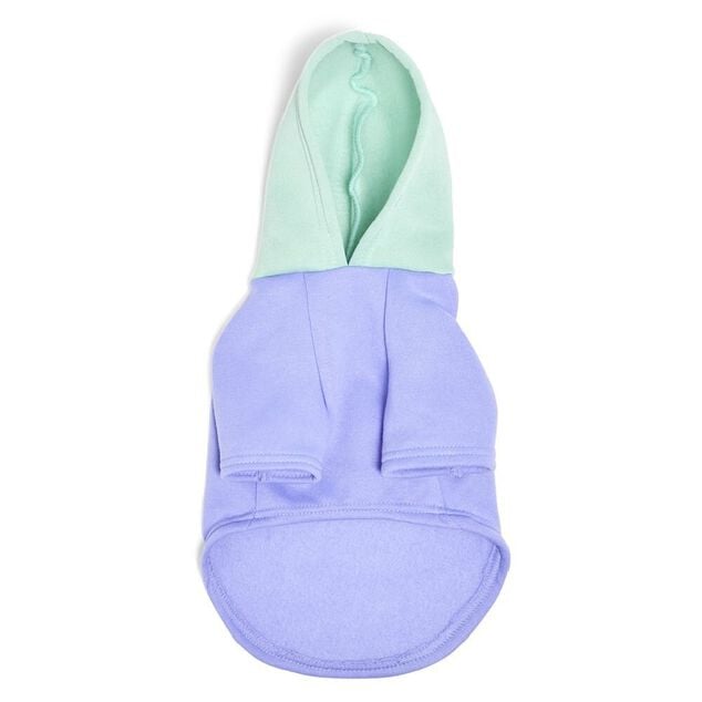 Sweat &agrave; capuche pour chien violet - Taille S