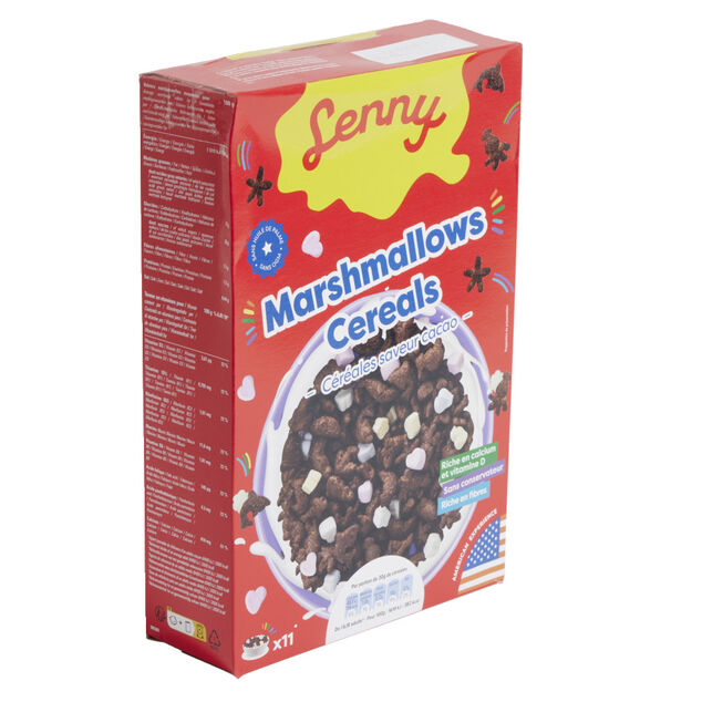 Céréales Lenny au cacao avec marshmallows 325gr