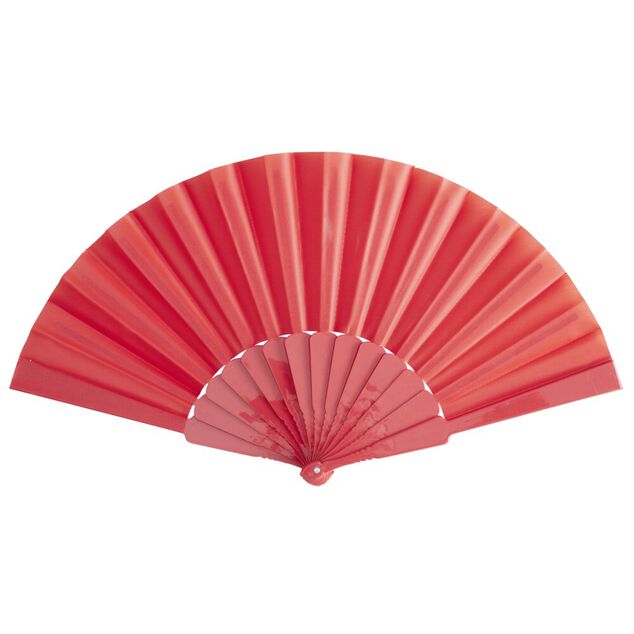 &Eacute;ventail couleur unie manche plastique L23cm (6 mod&egrave;les)