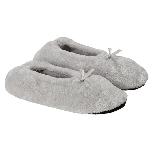 Paire de Chaussons ballerines noire blanc ou rouge