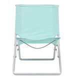 Chaise de plage pliante Funky bleu 58x43xH55cm