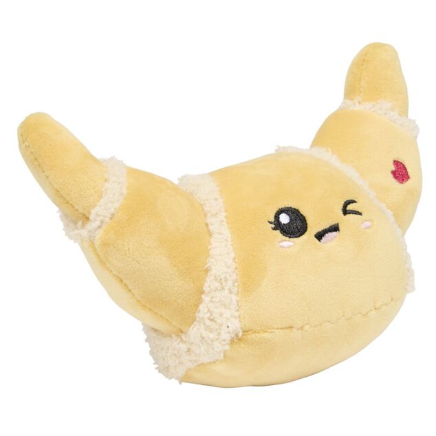 Peluche kawaii croissant marron L20xH13cm