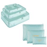 Organisateur de voyage x6 polyester bleu