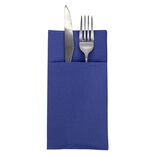 Serviette range couverts 40cm bleu nuit x20
