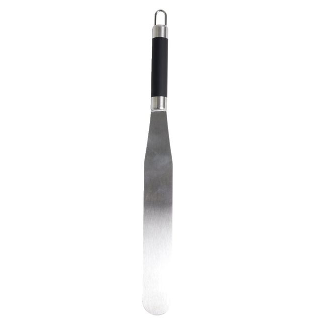 Spatule longue en inox avec manche plastique L.35cm