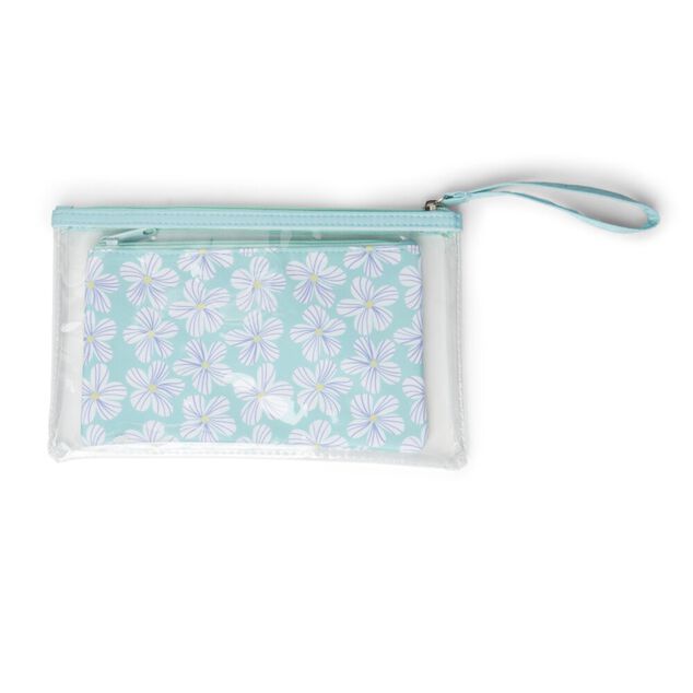 Ensemble 2 trousses de plage 12,5x19,5cm - 3 mod&egrave;les