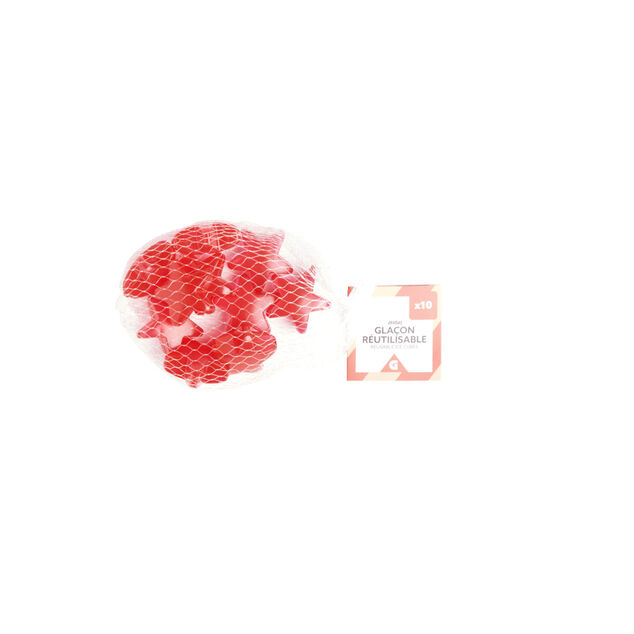Lot de 10 gla&ccedil;ons r&eacute;utilisables en forme d'&eacute;toile 3,5x3,5cm
