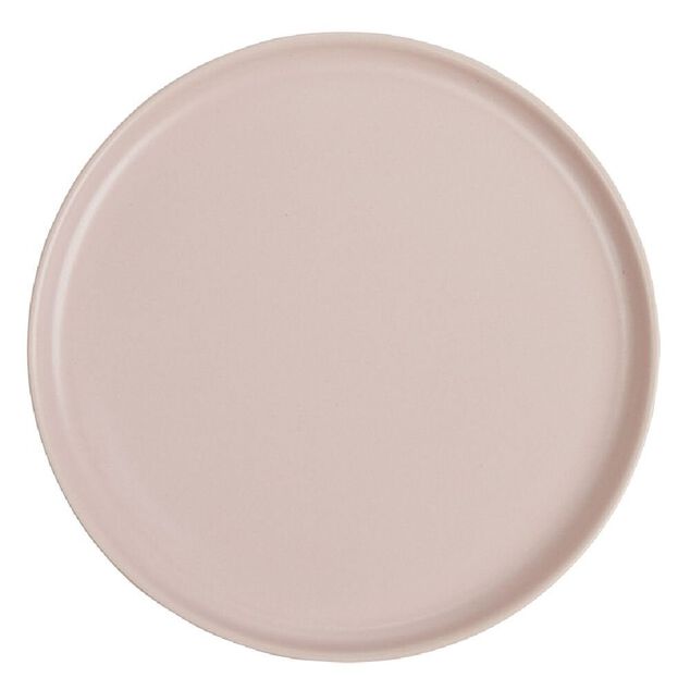 Assiette à dessert ronde Nordic porcelaine rose