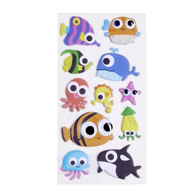 Pochette de stickers animaux (4 mod&egrave;les)