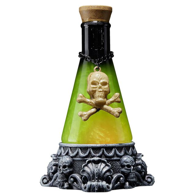 Bouteille poison eau mouvante anim&eacute;e