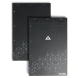 Lot de 2 bloc-notes perforés à grands carreaux A4 - 160 pages