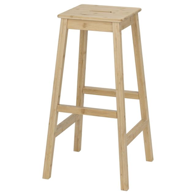 Tabouret de bar Natura x2 en bois 30x30xH75cm