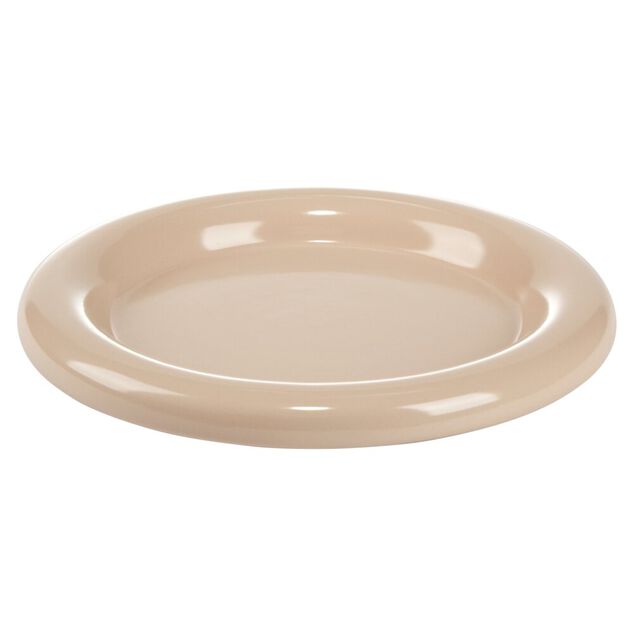 Assiette &agrave; dessert ronde Bubble c&eacute;ramique unie &Oslash;21cm (3 mod&egrave;les)