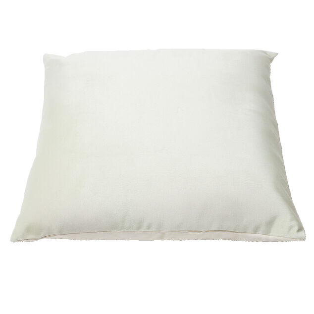 Housse de coussin tissu velours bicolore 40x40cm (plusieurs modèles)