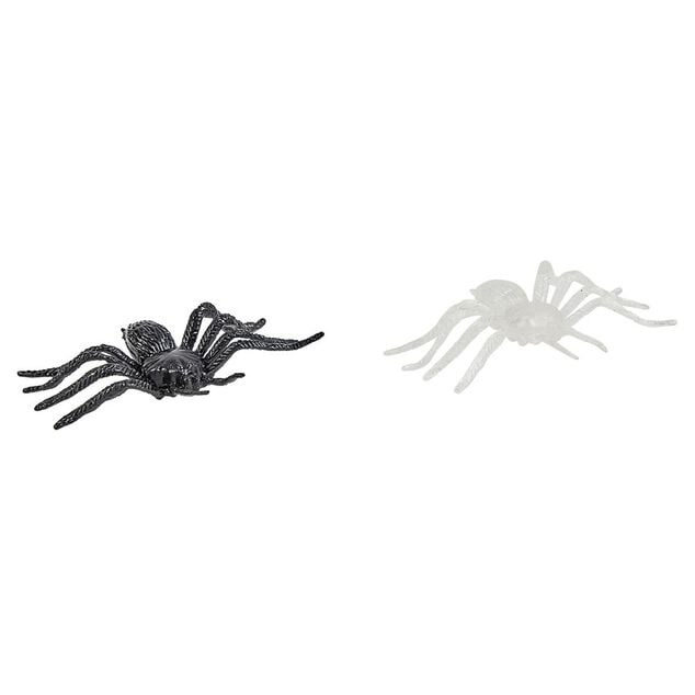 Araign&eacute;e phosphorescente d&eacute;coration Halloween x20