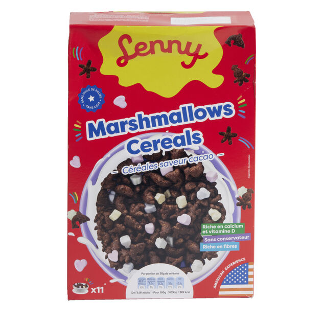 Céréales Lenny au cacao avec marshmallows 325gr