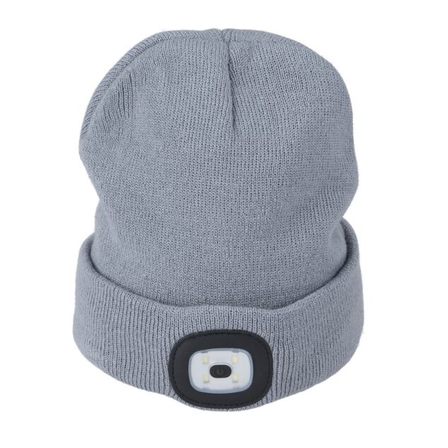 Bonnet avec lampe frontale LED intégrée (2 modèles)