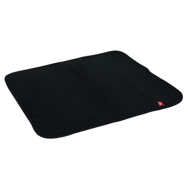 Tapis &eacute;gouttoir noir pour &eacute;vier 45x39cm