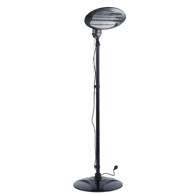 Chauffage ext&eacute;rieur sur pied ajustable 160-210cm Homday