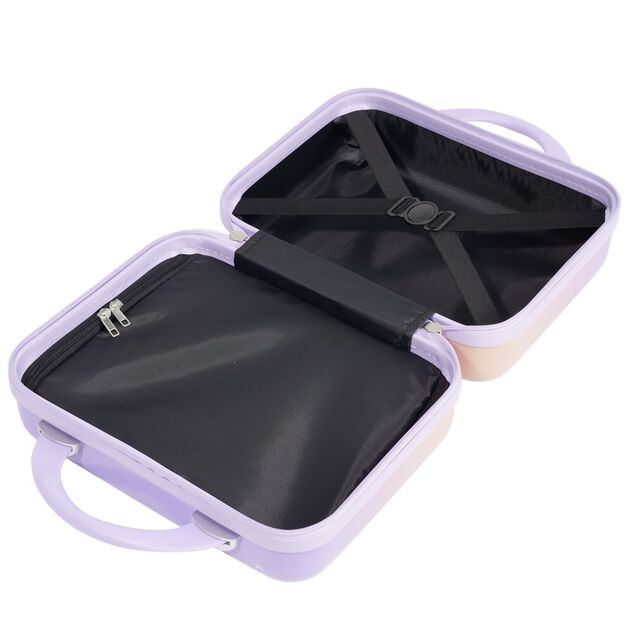 Vanity 10L d&eacute;grad&eacute; pastel rose et violet 31x16xH23,5cm