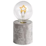 Ampoule d&eacute;co LED sur socle &eacute;toile