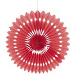 Rosace rose à suspendre