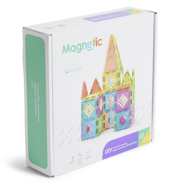 Jeu tuile magn&eacute;tique 48 pi&egrave;ces