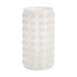 Vase en verre Bubble iridescent blanc &Oslash;12xH21,5cm