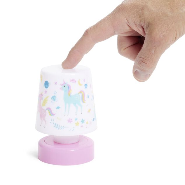 Veilleuse &agrave; LED licorne ou astronaute H11,5cm (2 mod&egrave;les)