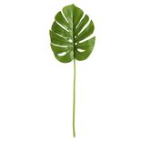Feuille artificielle philodendron vert L84cm