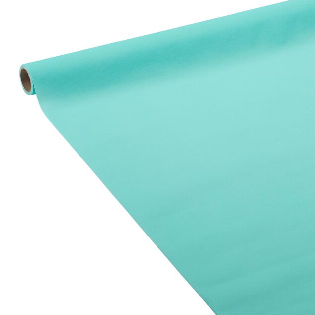 Nappe en papier voie s&egrave;che effet tissu vert d'eau 4 m